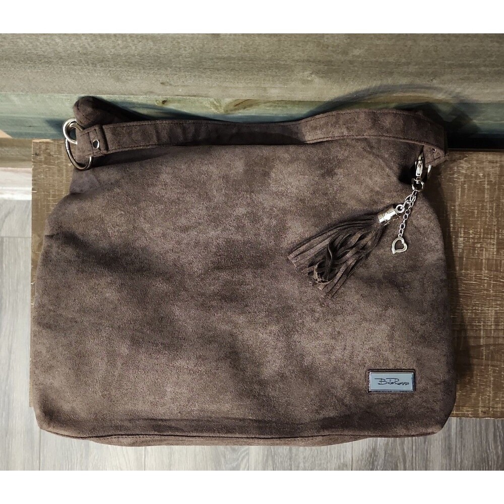NWOT Bella Russo Brown Faux Suede Hobo Bag – Large Slouchy Boho Shoulder Bag